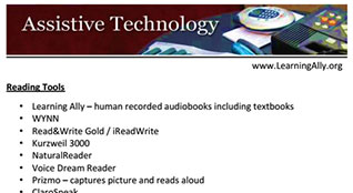 Assistive Technology for LD Students