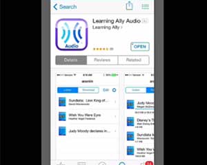 how to use learning ally on ios device