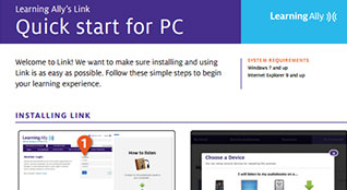 Link Quick Start for PC