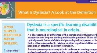 Dyslexia Basics PDF